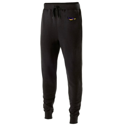 Embroidered Eagle Fleece Joggers