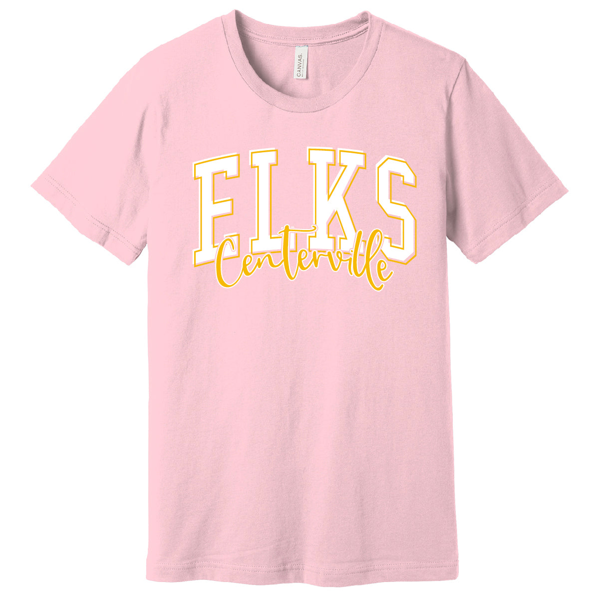 Soft Style Elks Arch Pink Out Tee