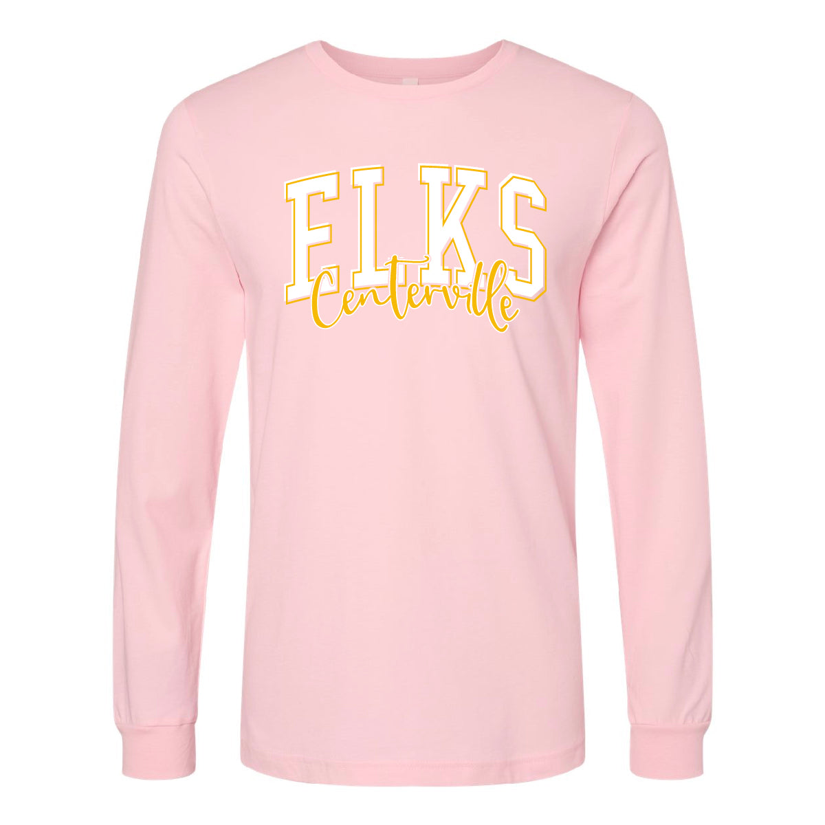 Soft Style Elks Arch Pink Out Long Sleeve