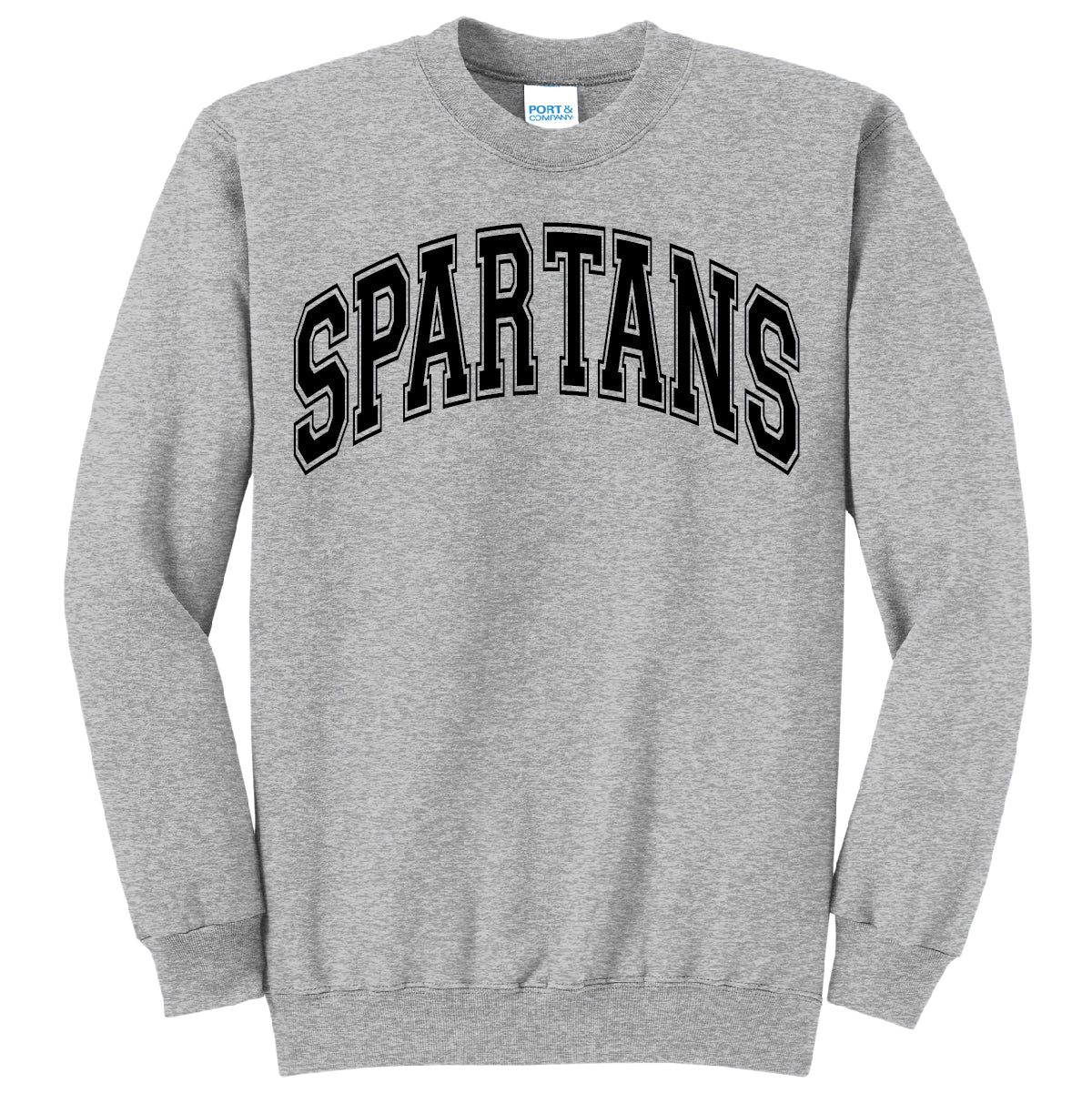 Spartans College Block Standard Crewneck