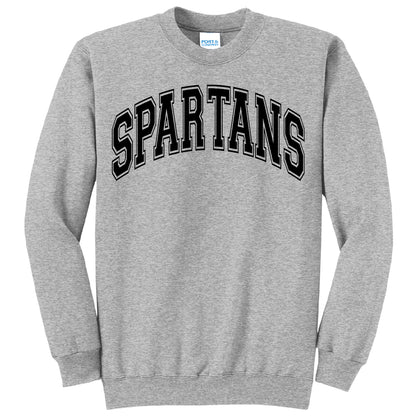 Spartans College Block Standard Crewneck