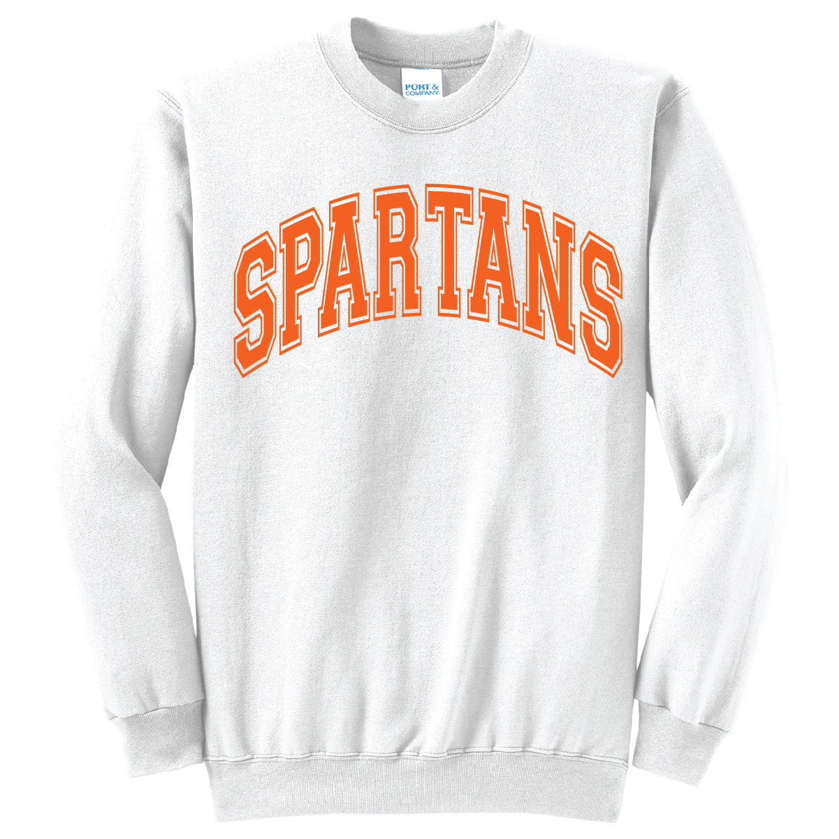 Spartans College Block Standard Crewneck