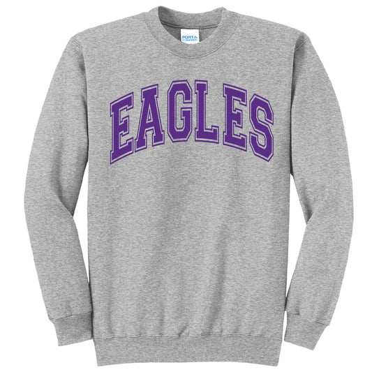 Eagles College Block Standard Crewneck