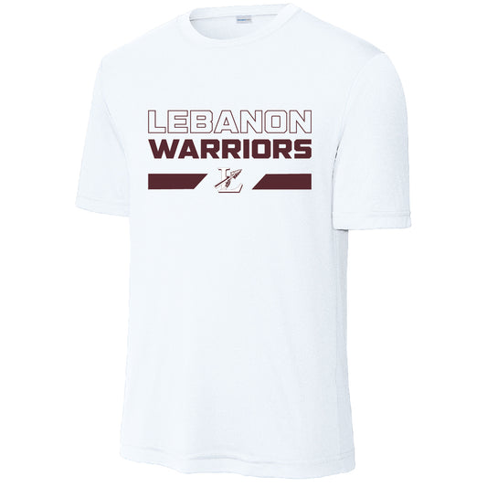 Warriors Block Sport Tek Tee