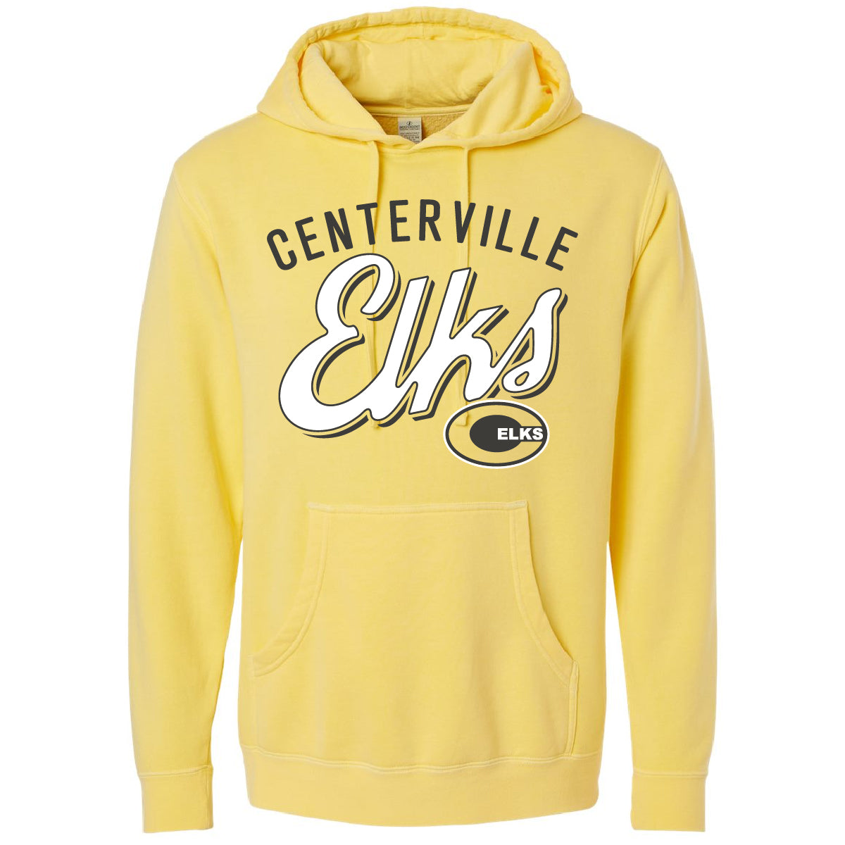 Centerville Elks Pigment Dyed Hoodie