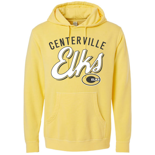 Centerville Elks Pigment Dyed Hoodie