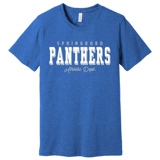 Springboro Athletic Dept. Heathered Tee