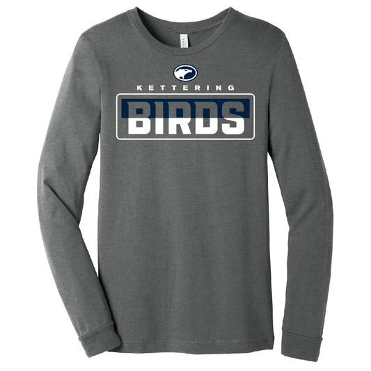 Soft Style Birds Slice Heather Long Sleeve