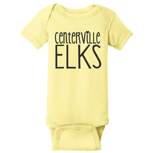 Centerville Love Infant Short Sleeve Onesie