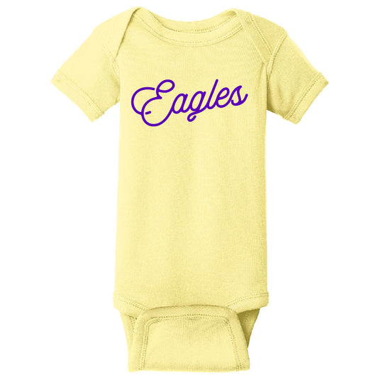 Eagles Script Infant Short Sleeve Onesie