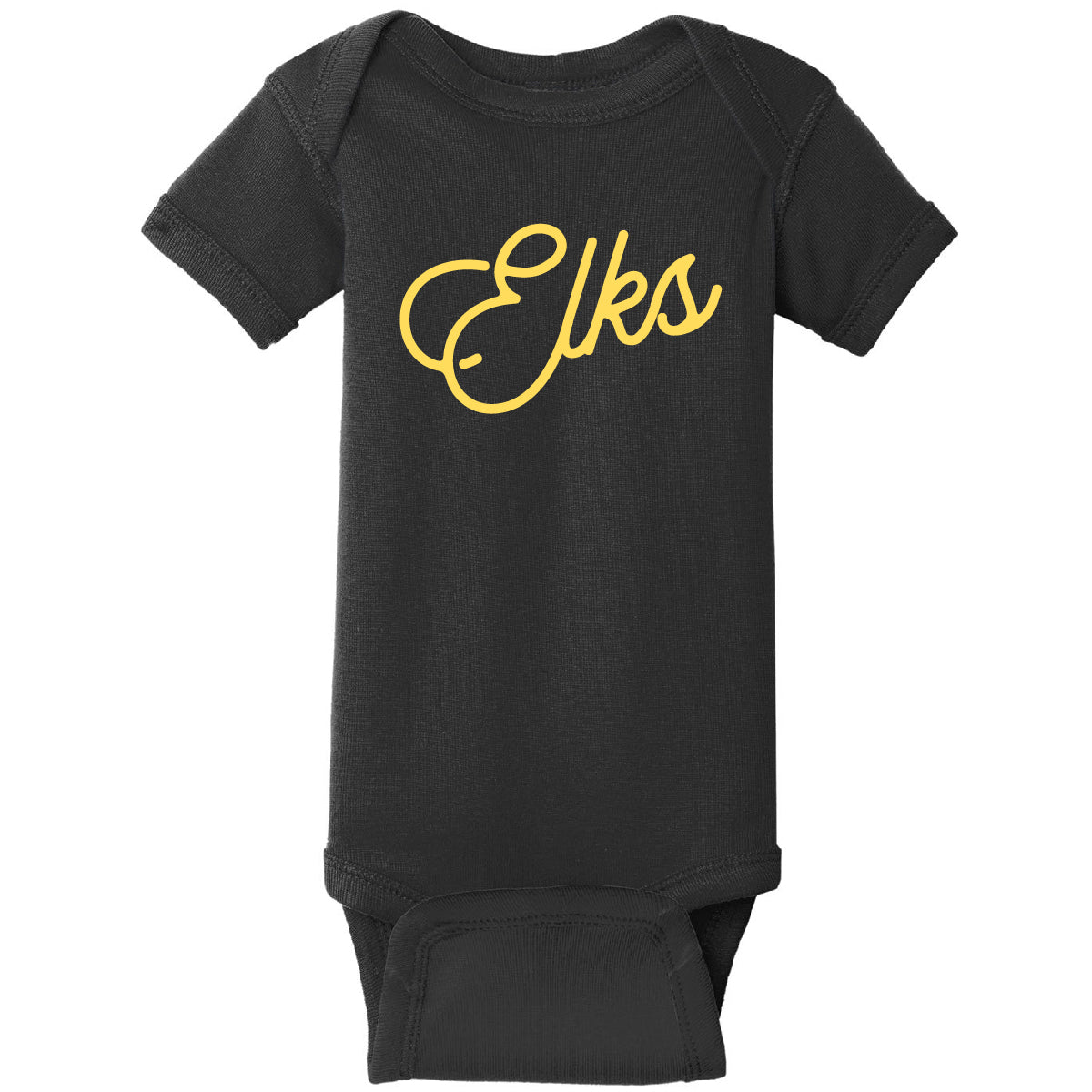 Elks Script Infant Short Sleeve Onesie