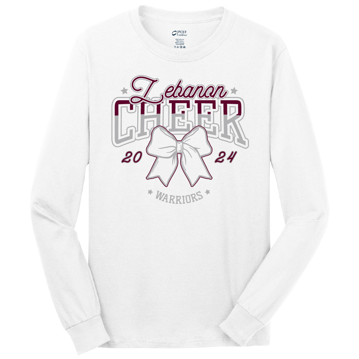 Lebanon Cheer Long Sleeve Tee