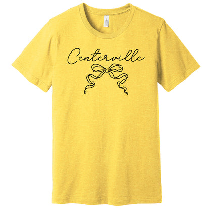 Soft Style Centerville Bow Heather Tee