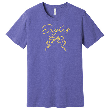 Soft Style Eagles Bow Heather Tee