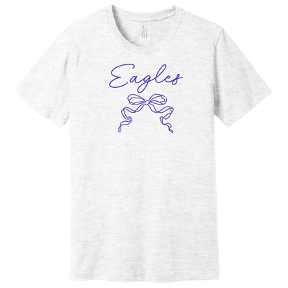 Soft Style Eagles Bow Heather Tee