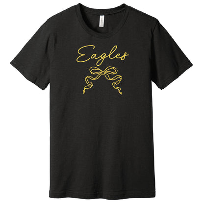 Soft Style Eagles Bow Heather Tee