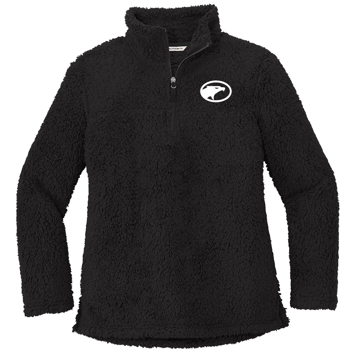 Embroidered Birds Women's Cozy 1/4-Zip Fleece