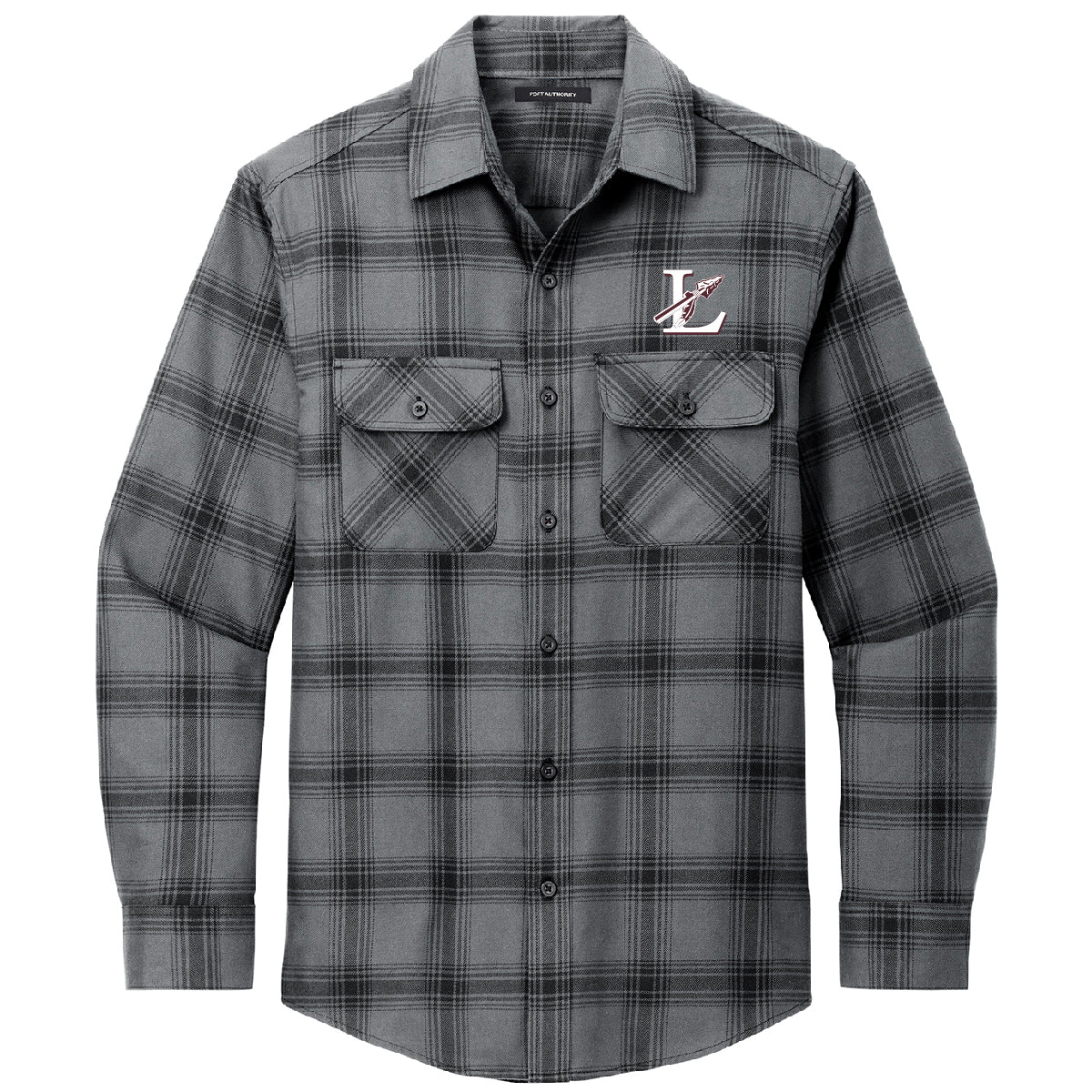 Embroidered Logo Flannel