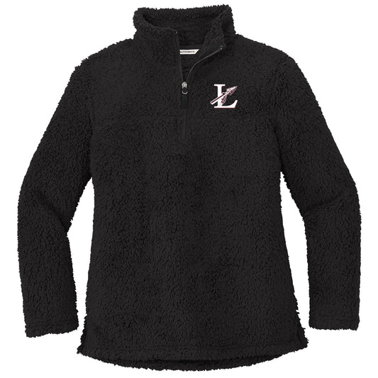 Embroidered Logo Women's Cozy 1/4-Zip Fleece