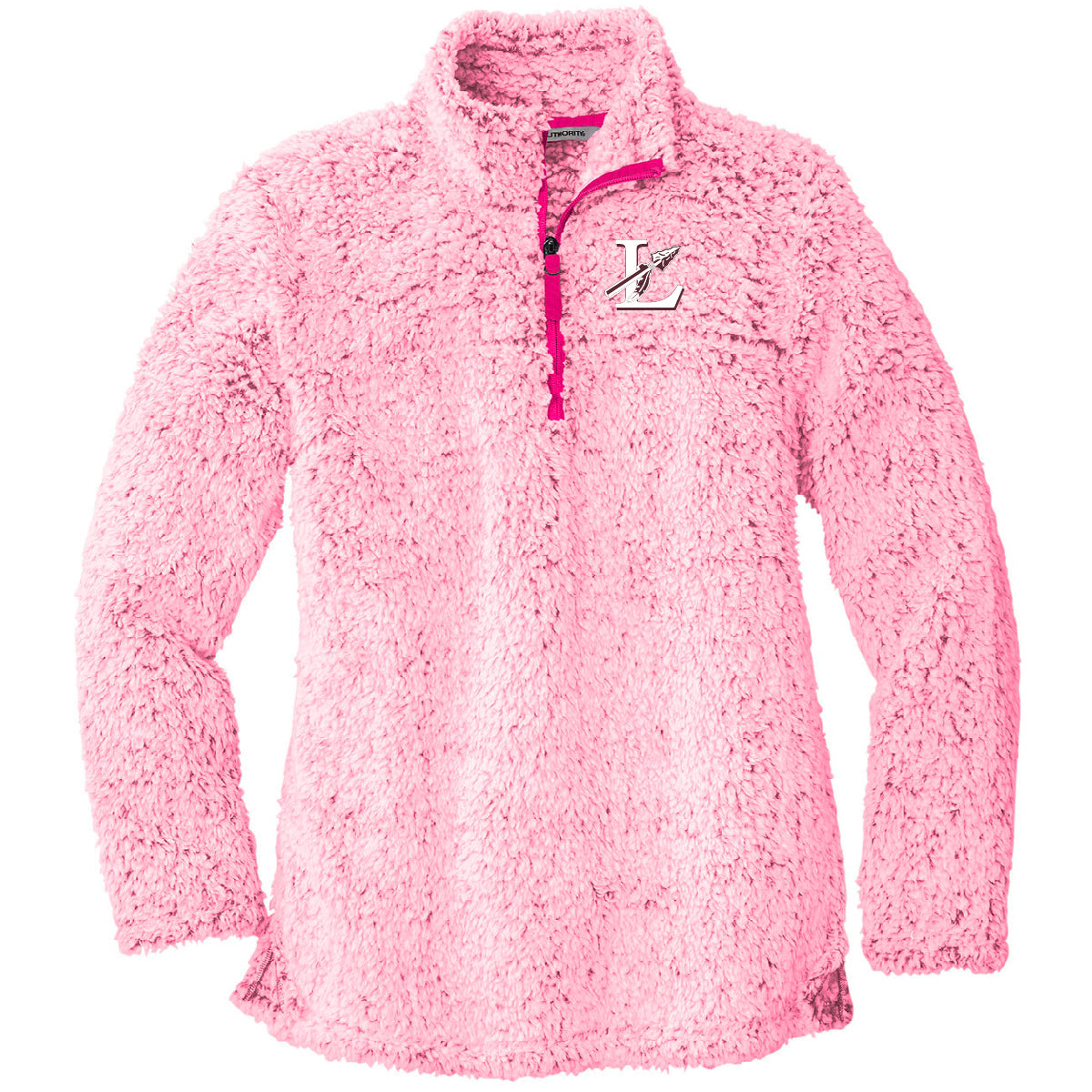 Embroidered Logo Women's Cozy 1/4-Zip Fleece