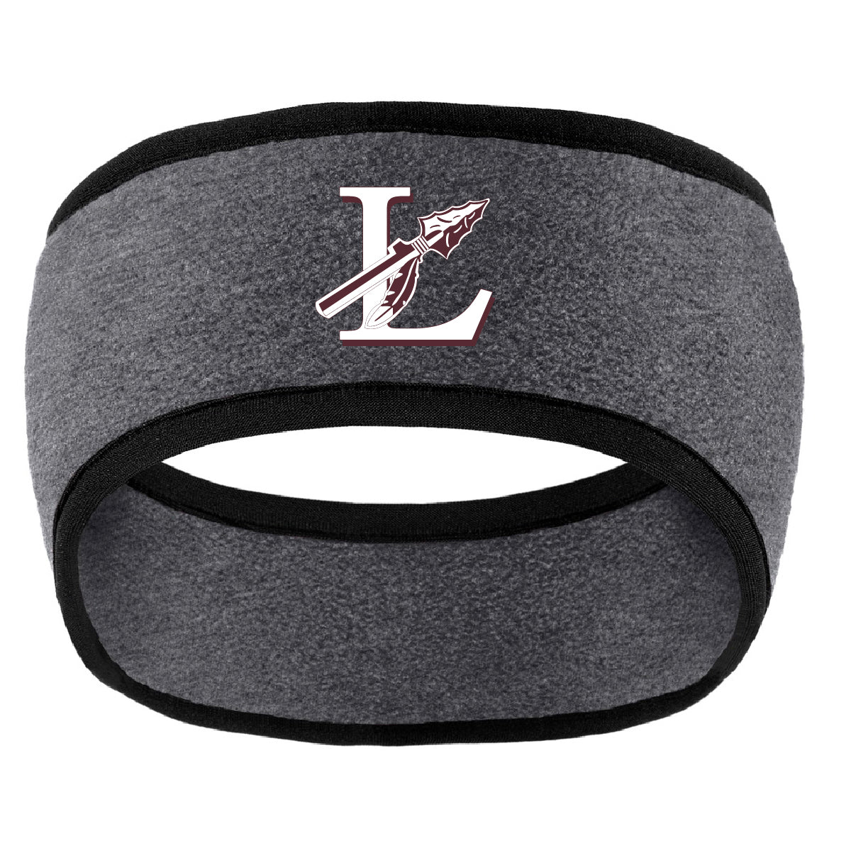 Embroidered Logo Fleece Headband Warmer