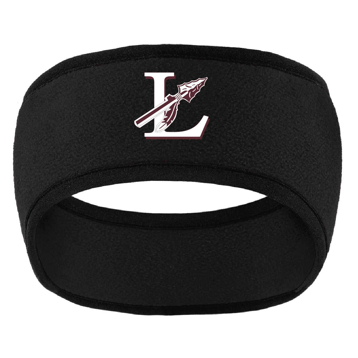 Embroidered Logo Fleece Headband Warmer