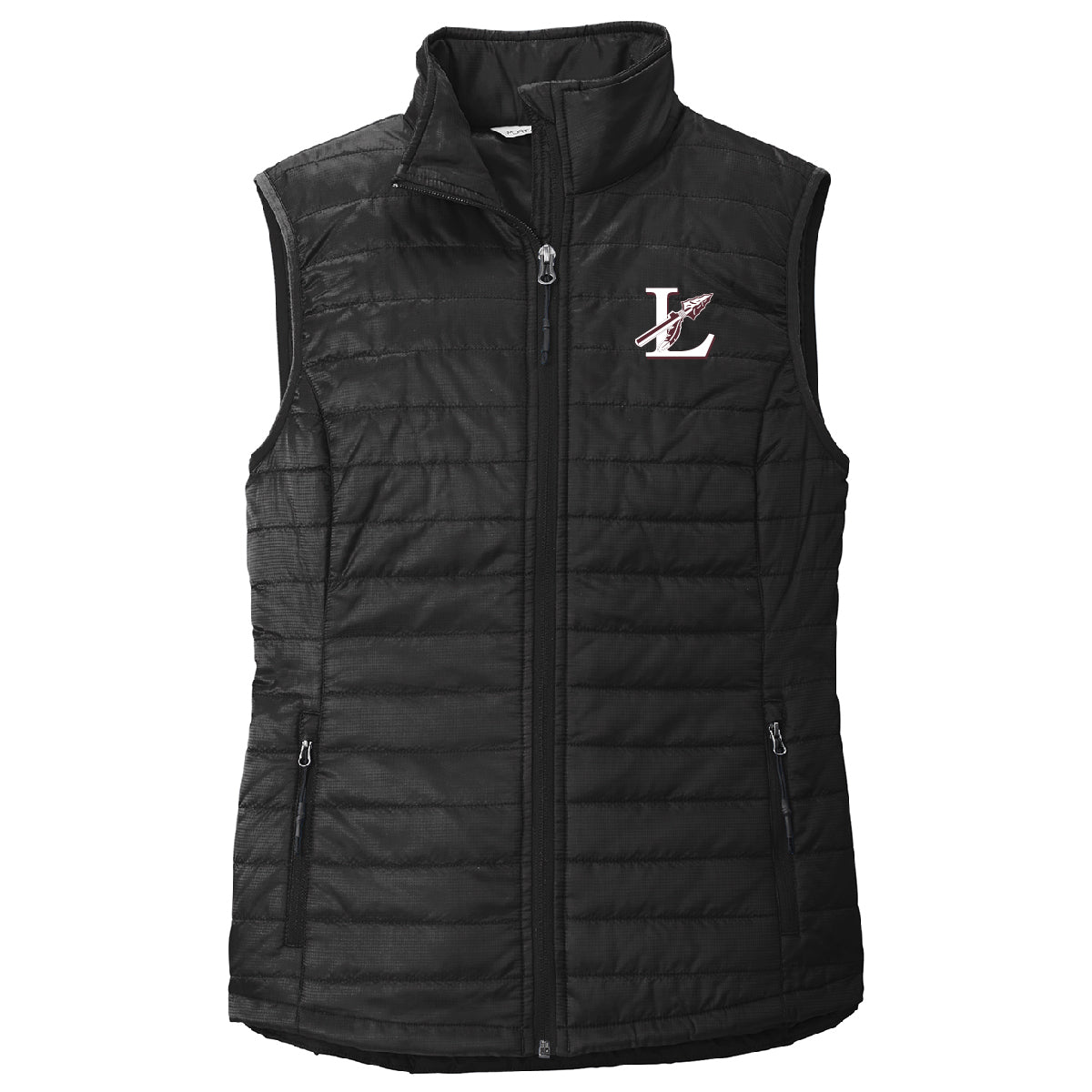 Embroidered Logo Puffy Vest