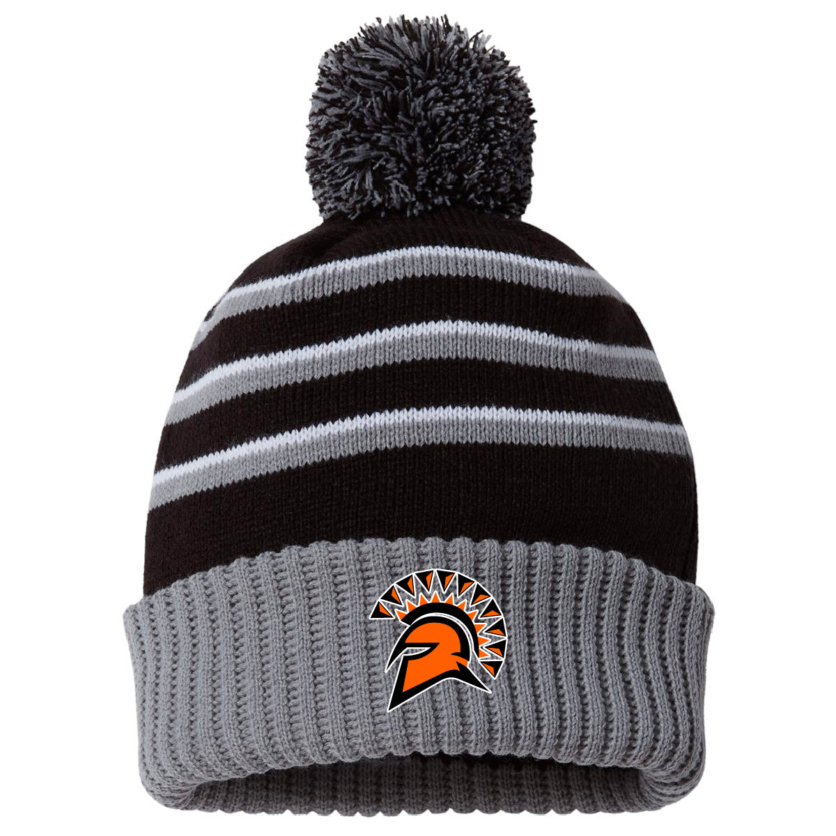 Spartans Helmet Pom Beanie